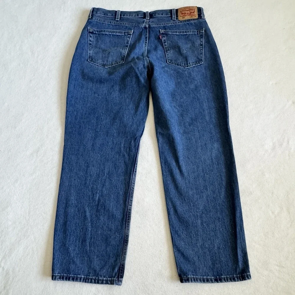 Levi's 550 Relaxed Fit Jeans W38 L30 Medium Wash Straight Leg‎ Denim